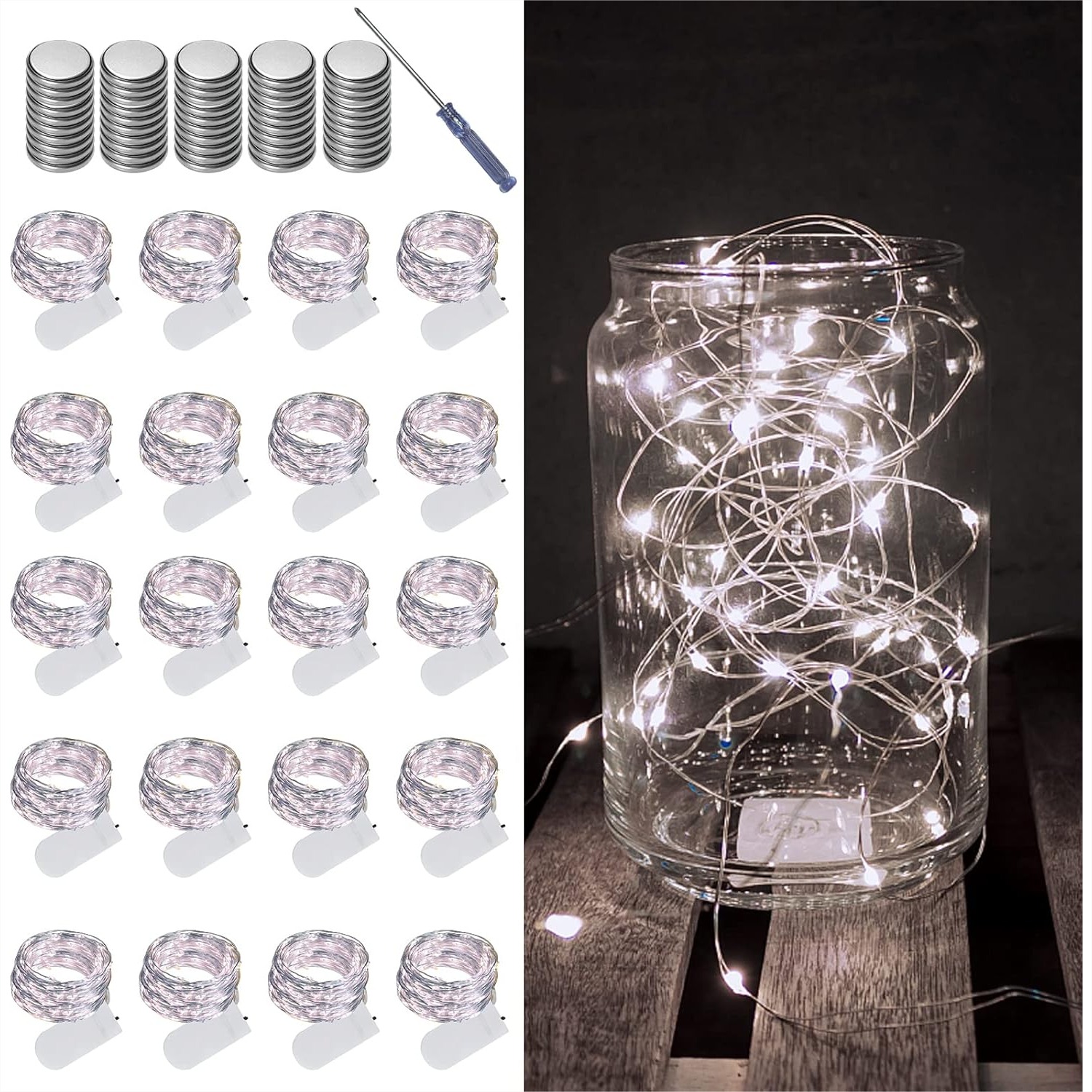 Wedding Led - 20 Pack Fairy Lights Battery Operated