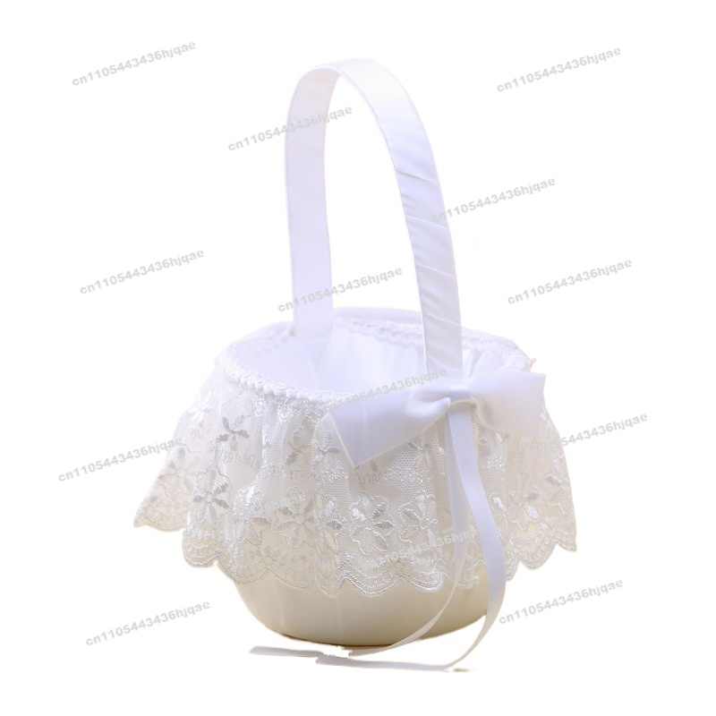 Flower Girl Basket - Western Wedding Bride Flower Girl Basket