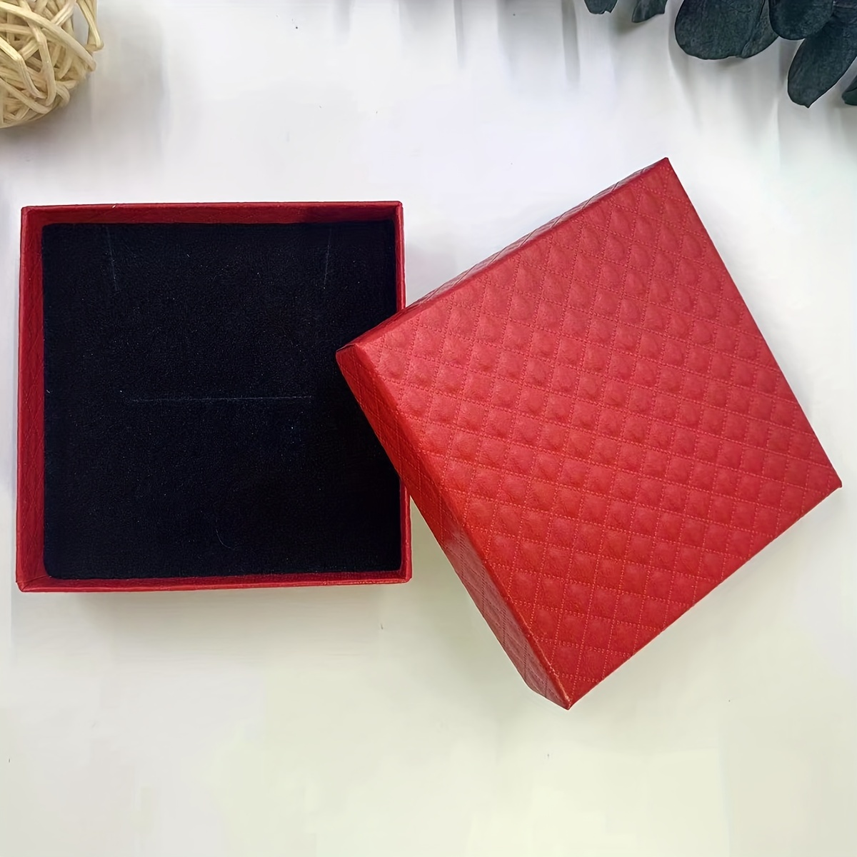 Wedding Packaging - 1pc, New Rhinestone Pattern Gift Box