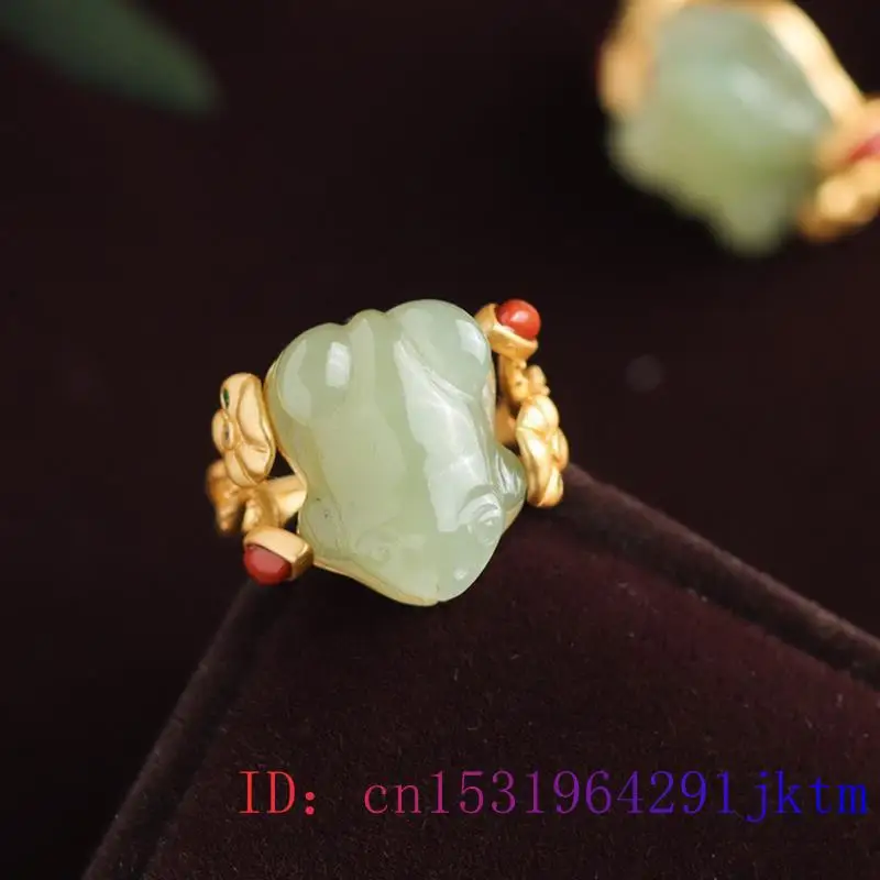 Green Jade Frog Rings Charms N - đánh giá và giá Wedding Zone