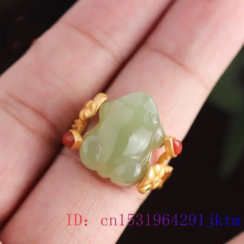 Green Jade Frog Rings Charms N - đánh giá và giá Wedding Zone
