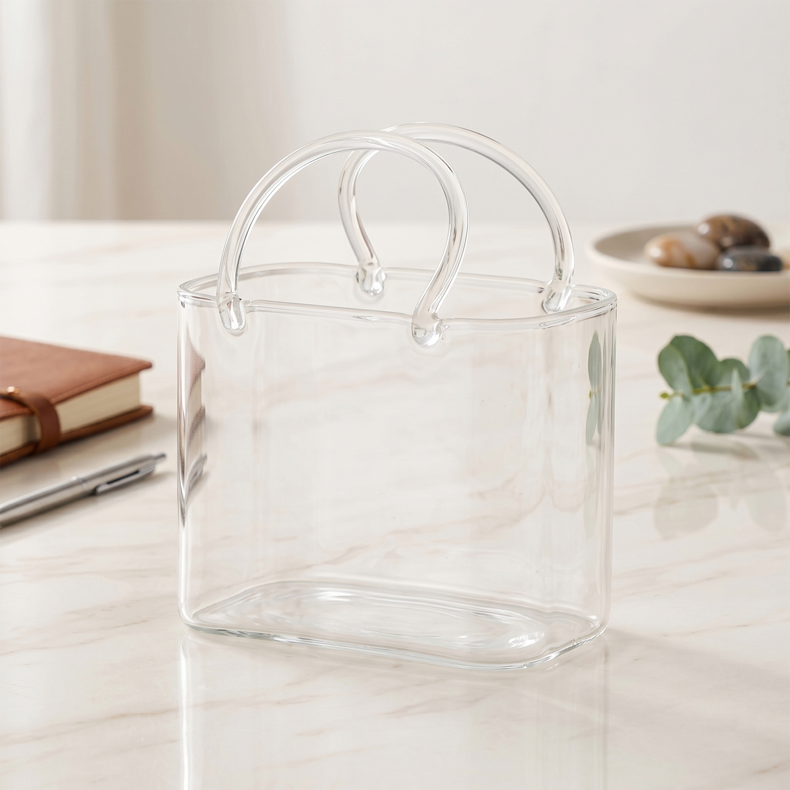 Glass Purse with Glass Straw C - đánh giá và giá Flower Girl Basket
