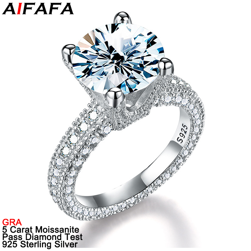 5 Carat Real Moissanite Diamon - đánh giá và giá Wedding Zone