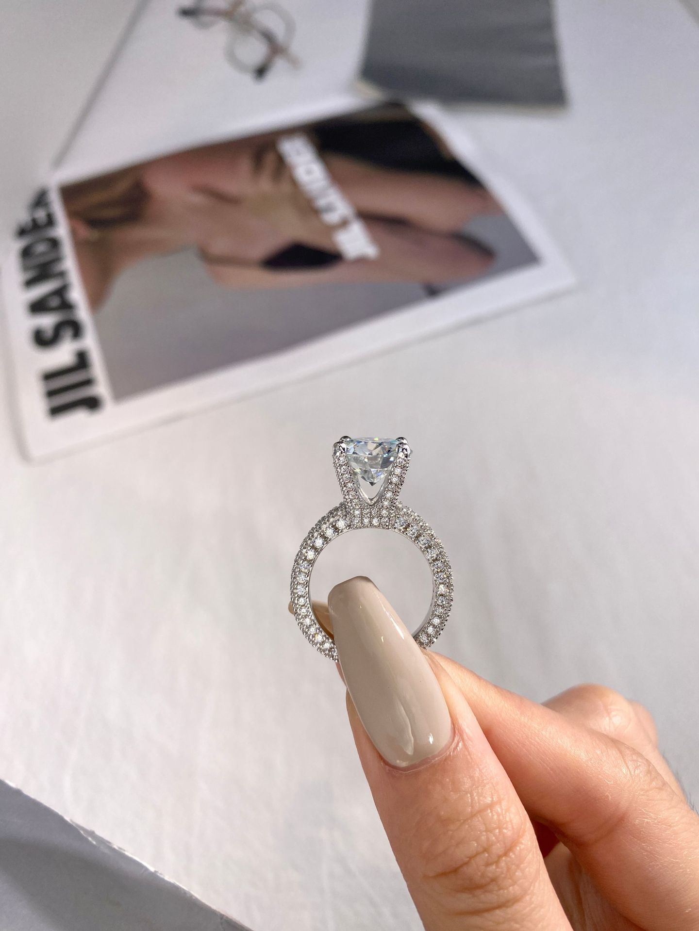 5 Carat Real Moissanite Diamon - đánh giá và giá Wedding Zone