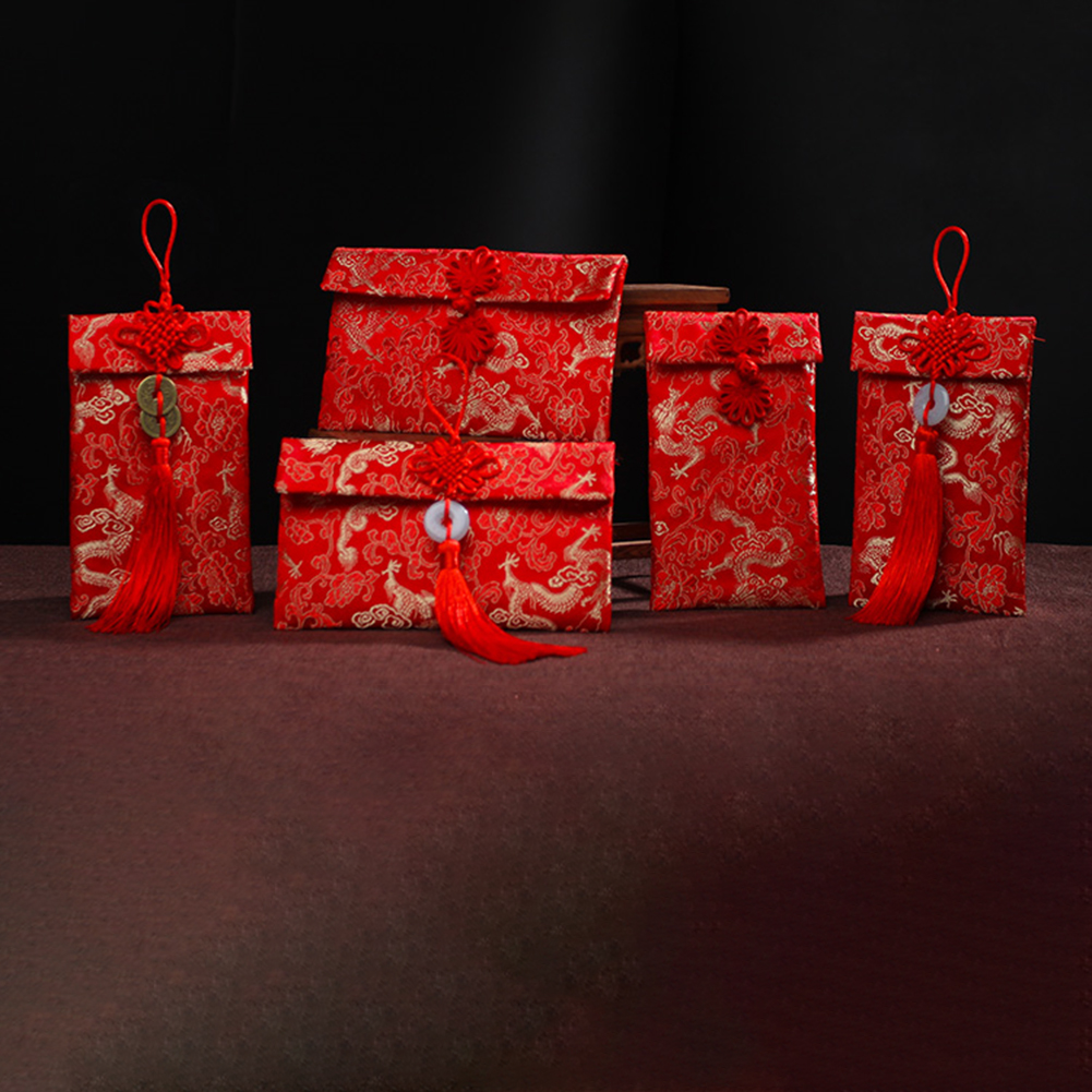 Chinese Style Brocade Red Enve - đánh giá và giá Wedding Envelopes
