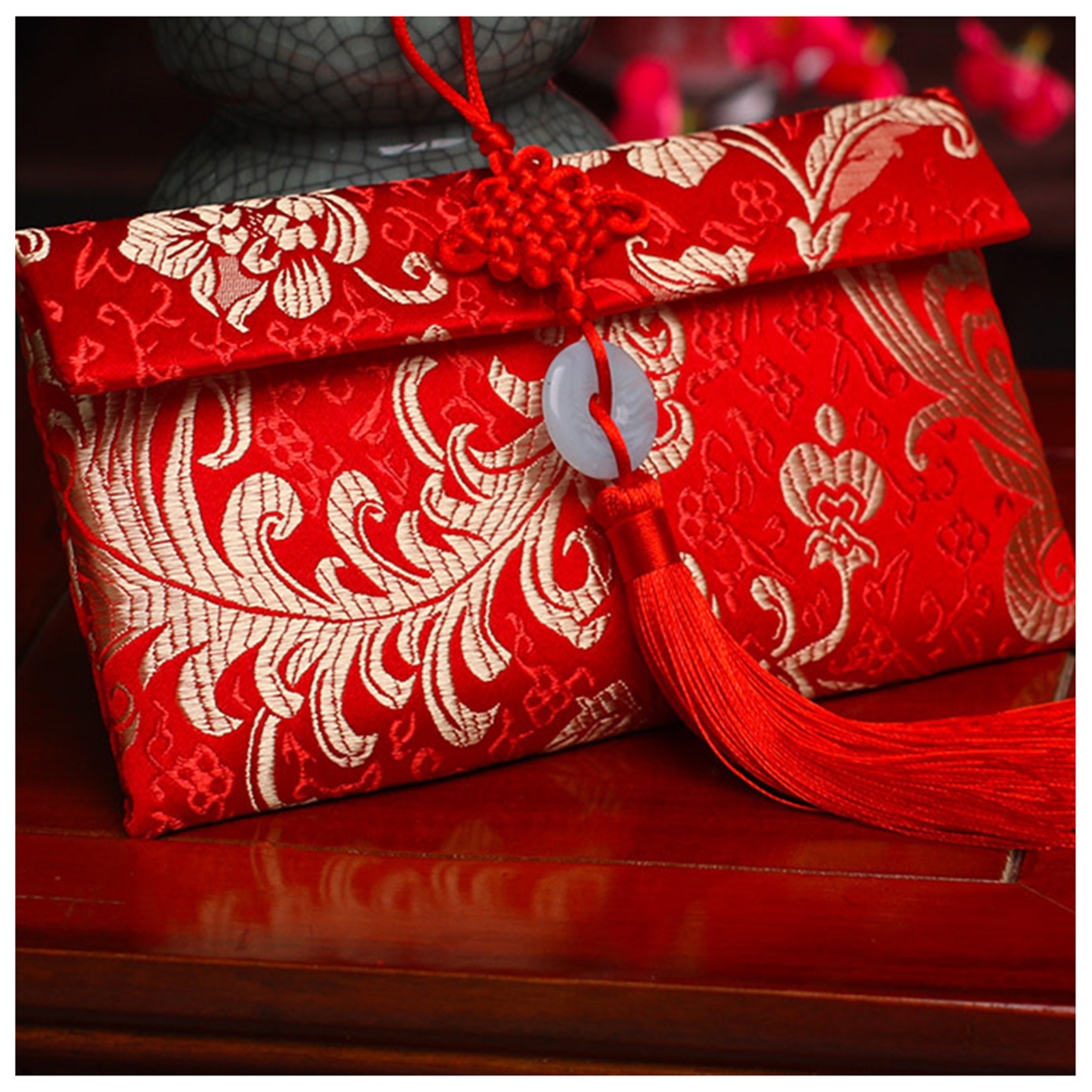 Chinese Style Brocade Red Enve - đánh giá và giá Wedding Envelopes