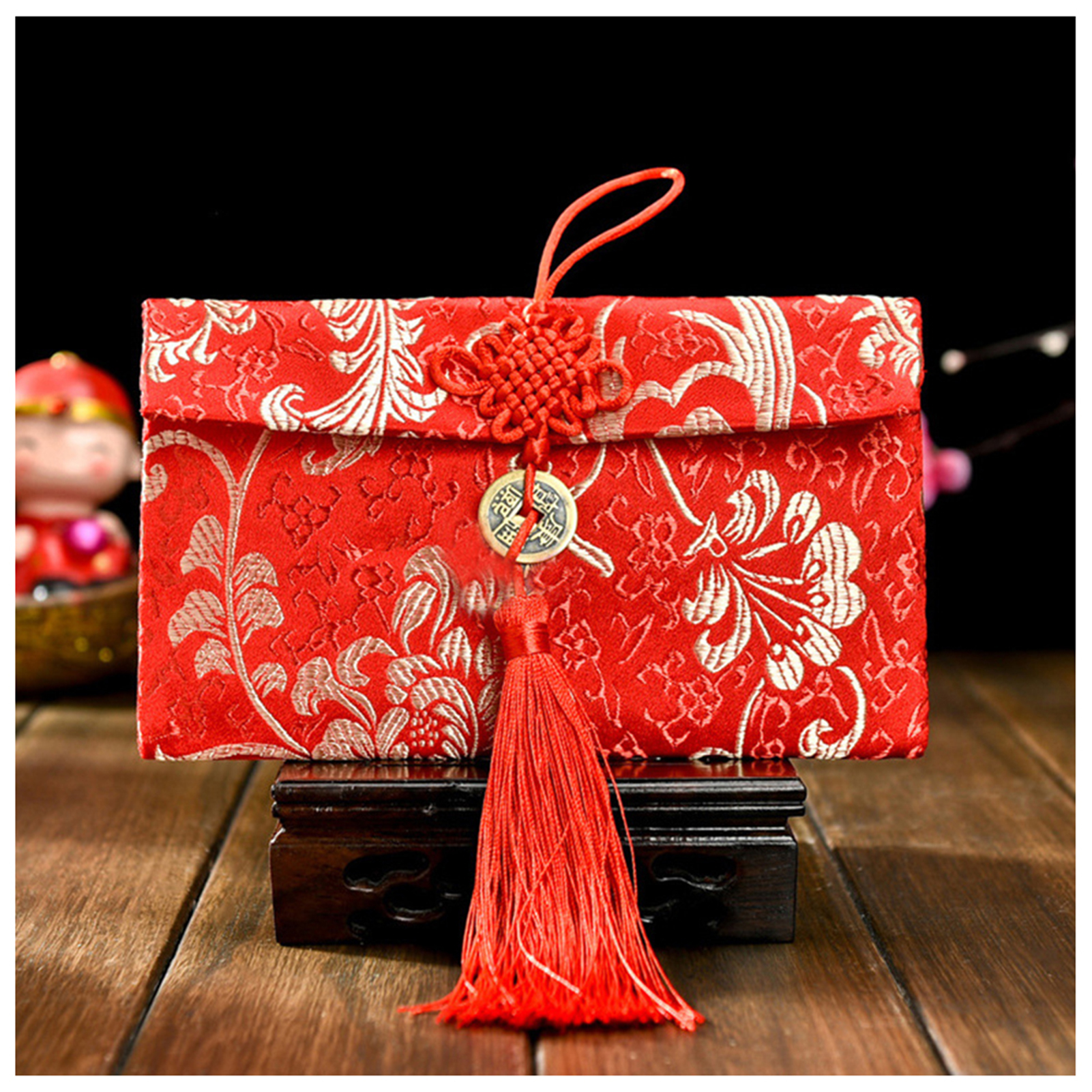 Chinese Style Brocade Red Enve - đánh giá và giá Wedding Envelopes