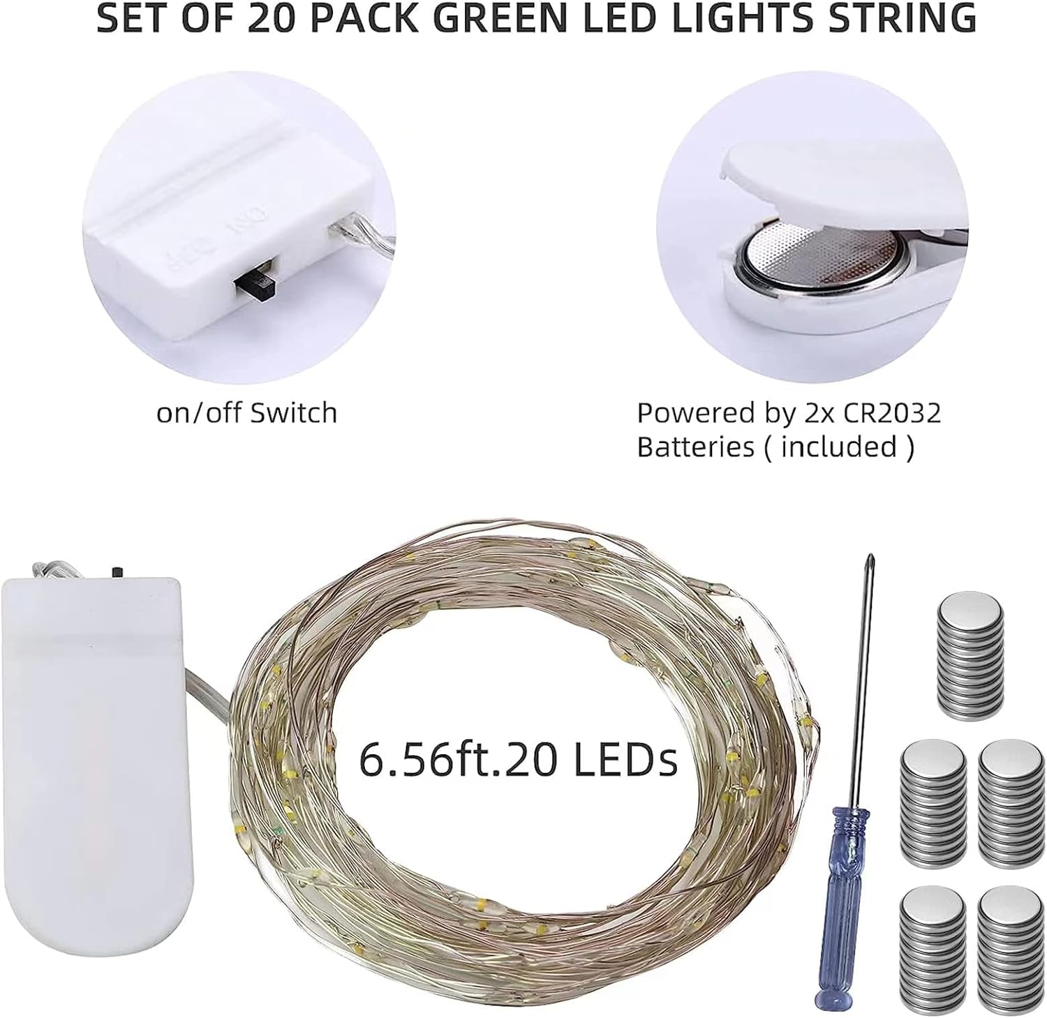 20 Pack Fairy Lights Battery O - đánh giá và giá Wedding Led