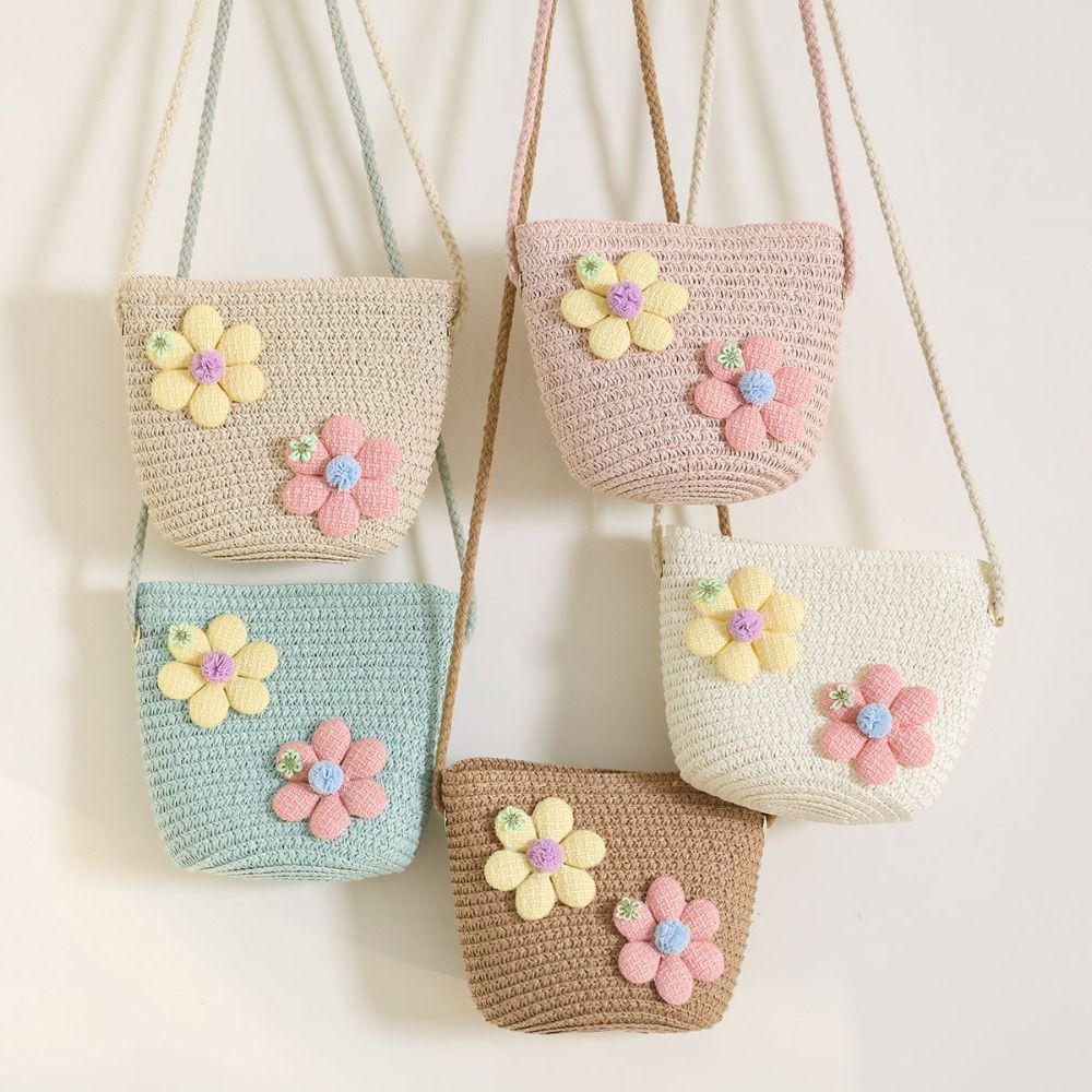 Cute Handmade Woven Girl Flowe - đánh giá và giá Flower Girl Basket