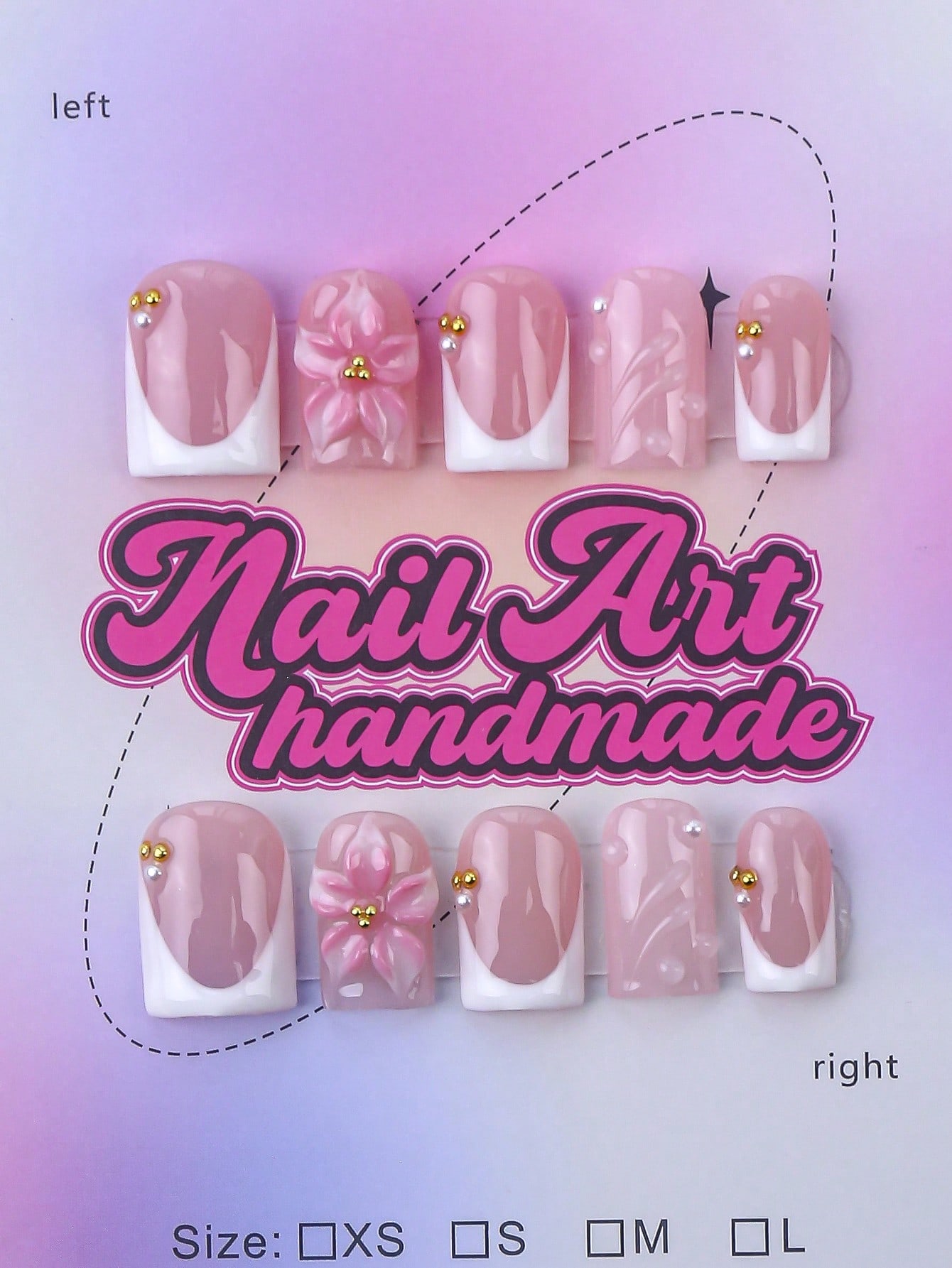 10pcs/Set Handmade Square Nail - đánh giá và giá Wedding Floral Supply
