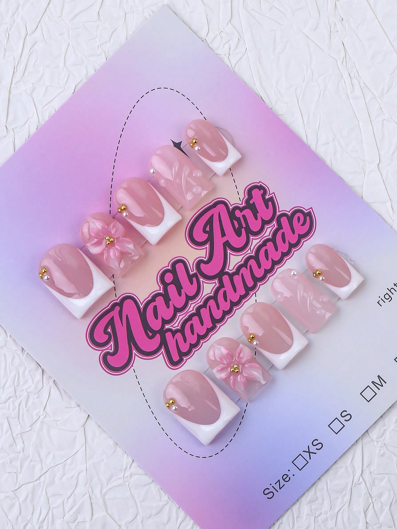 10pcs/Set Handmade Square Nail - đánh giá và giá Wedding Floral Supply