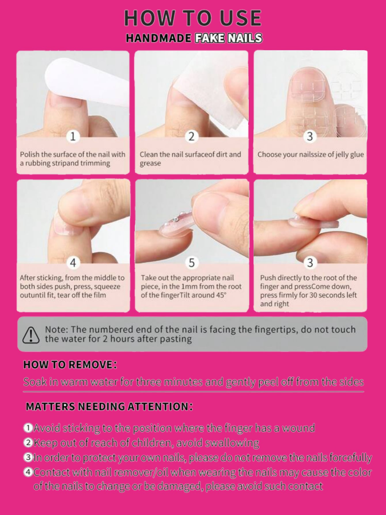 10pcs/Set Handmade Square Nail - đánh giá và giá Wedding Floral Supply