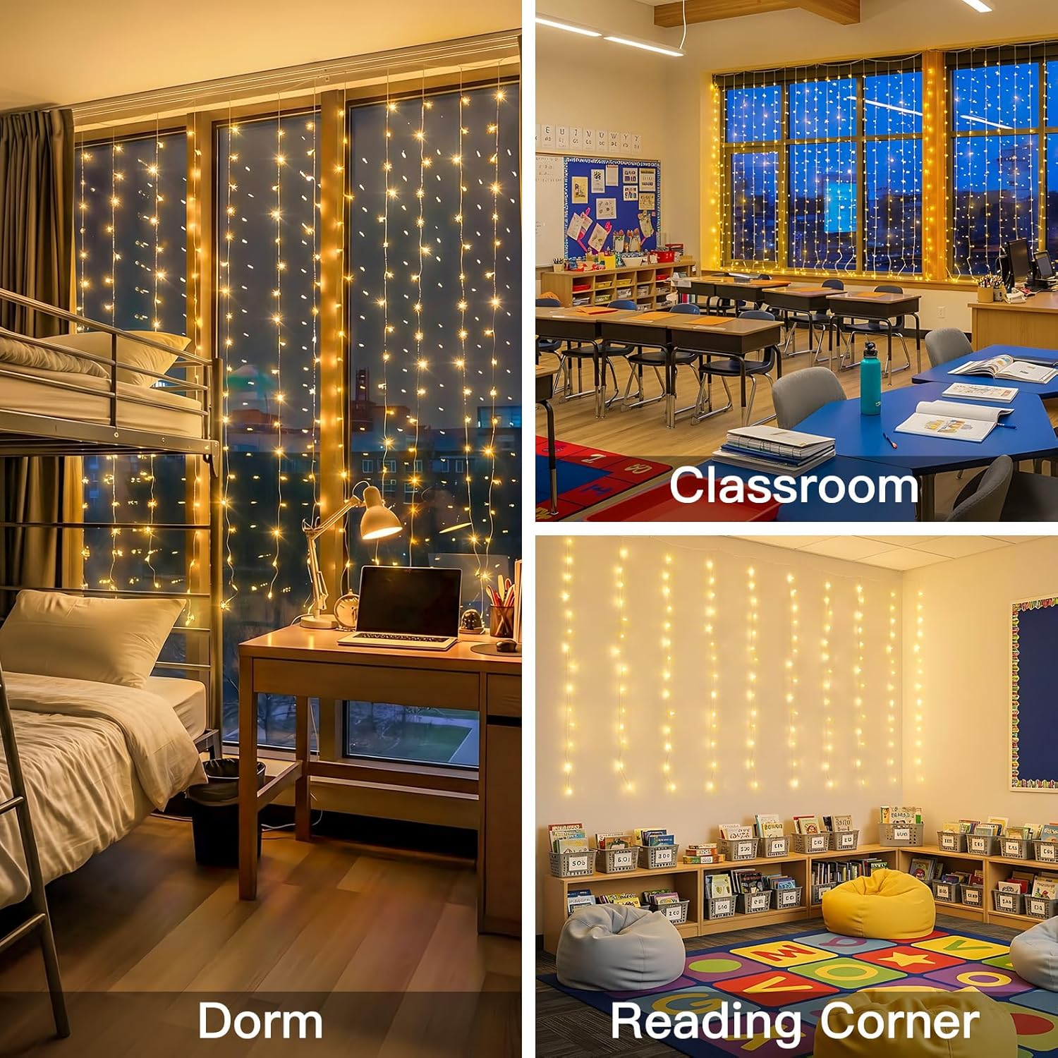 Curtain Lights For Bedroom 200 - đánh giá và giá Wedding Led