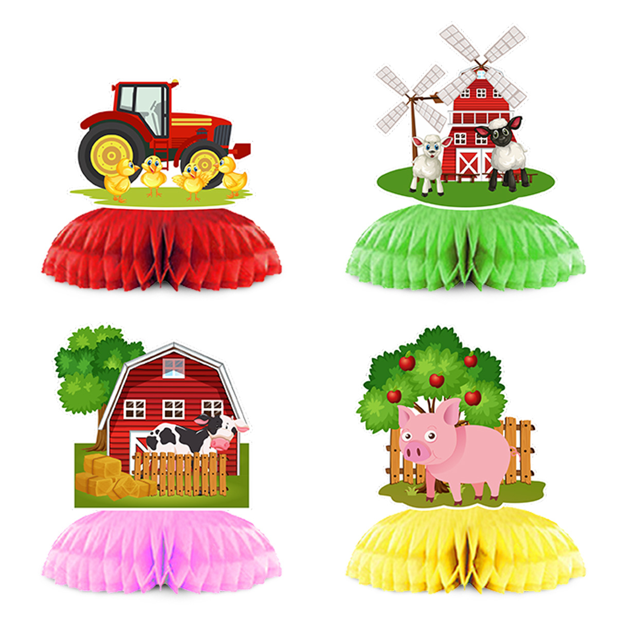 Cartoon Farm Animal Theme Birt - đánh giá và giá Confetti Balloon Set
