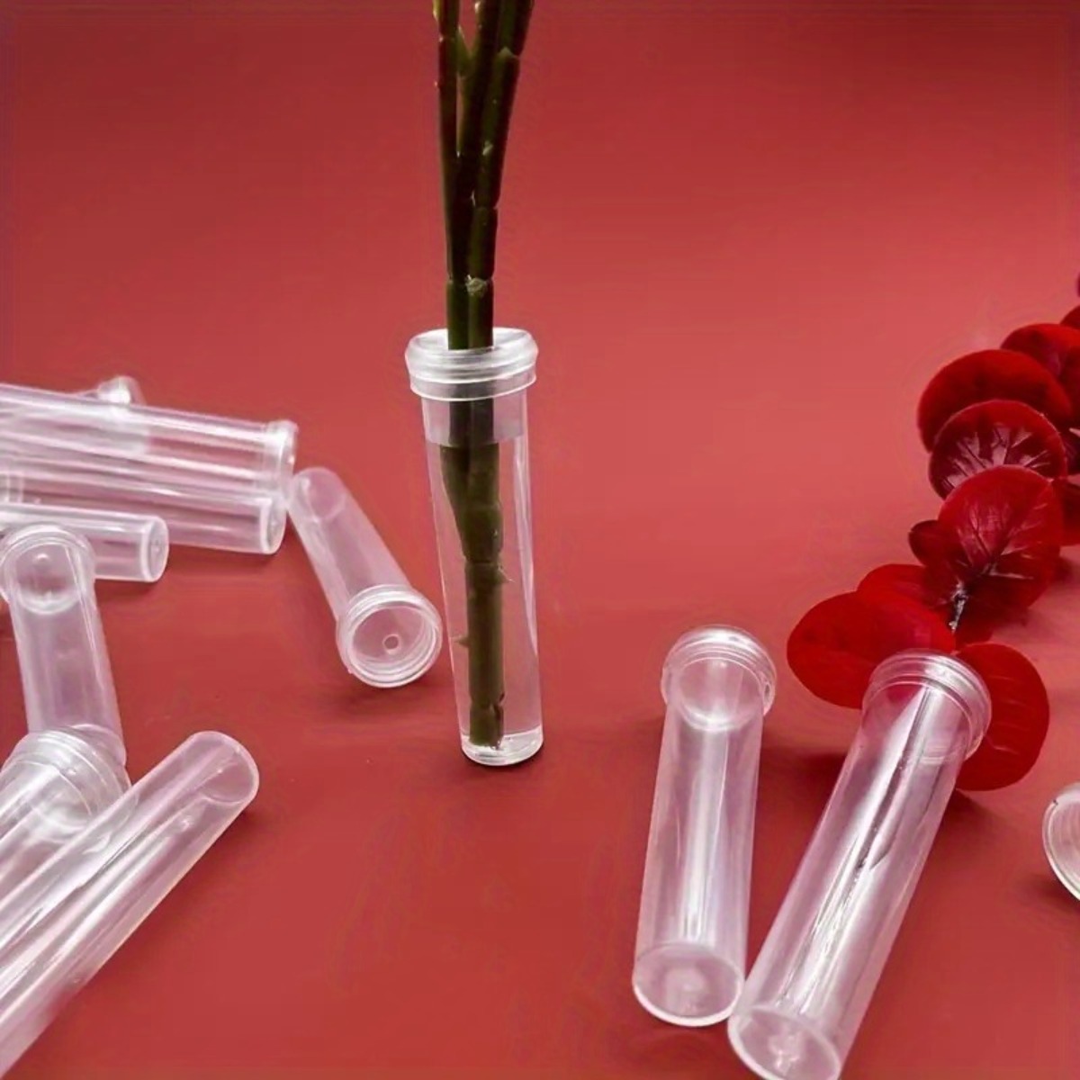 10Pc Transparent Plastic Flora - đánh giá và giá Wedding Floral Supply