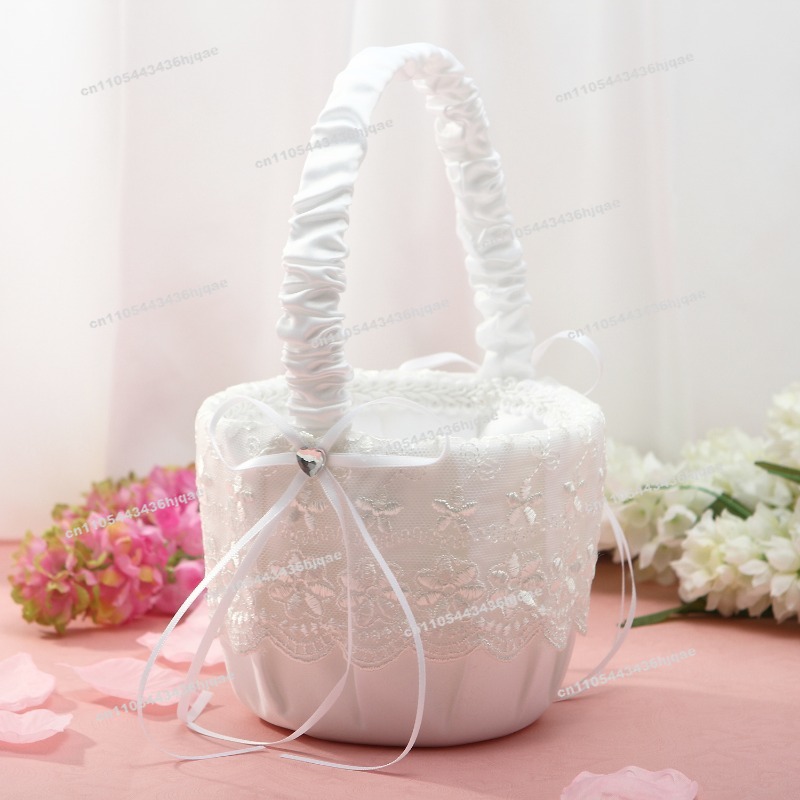 Western Wedding Bride Flower G - đánh giá và giá Flower Girl Basket