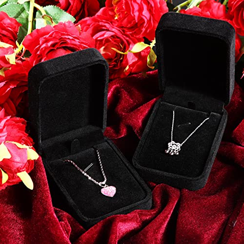 24 Black Velvet Jewelry Displa - đánh giá và giá Wedding Packaging