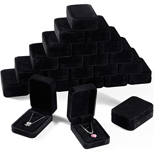 24 Black Velvet Jewelry Displa - đánh giá và giá Wedding Packaging