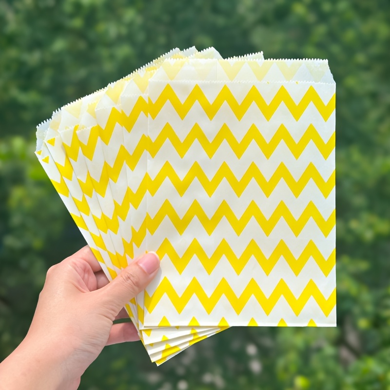 25pcs Royal Blue Striped Kraft - đánh giá và giá Wedding Packaging