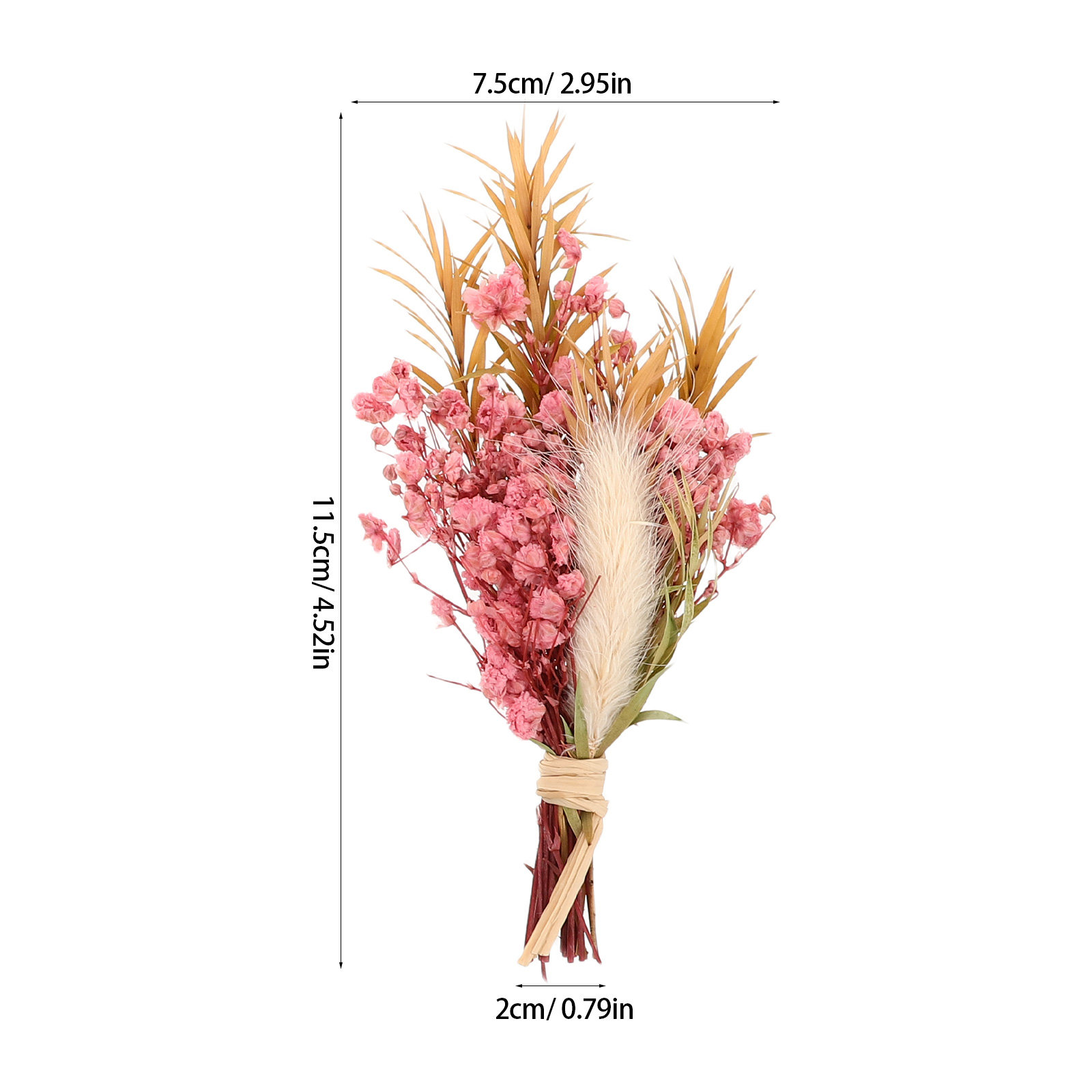 3Pcs Mini Dried Floral Bouquet - đánh giá và giá Flower Girl Basket