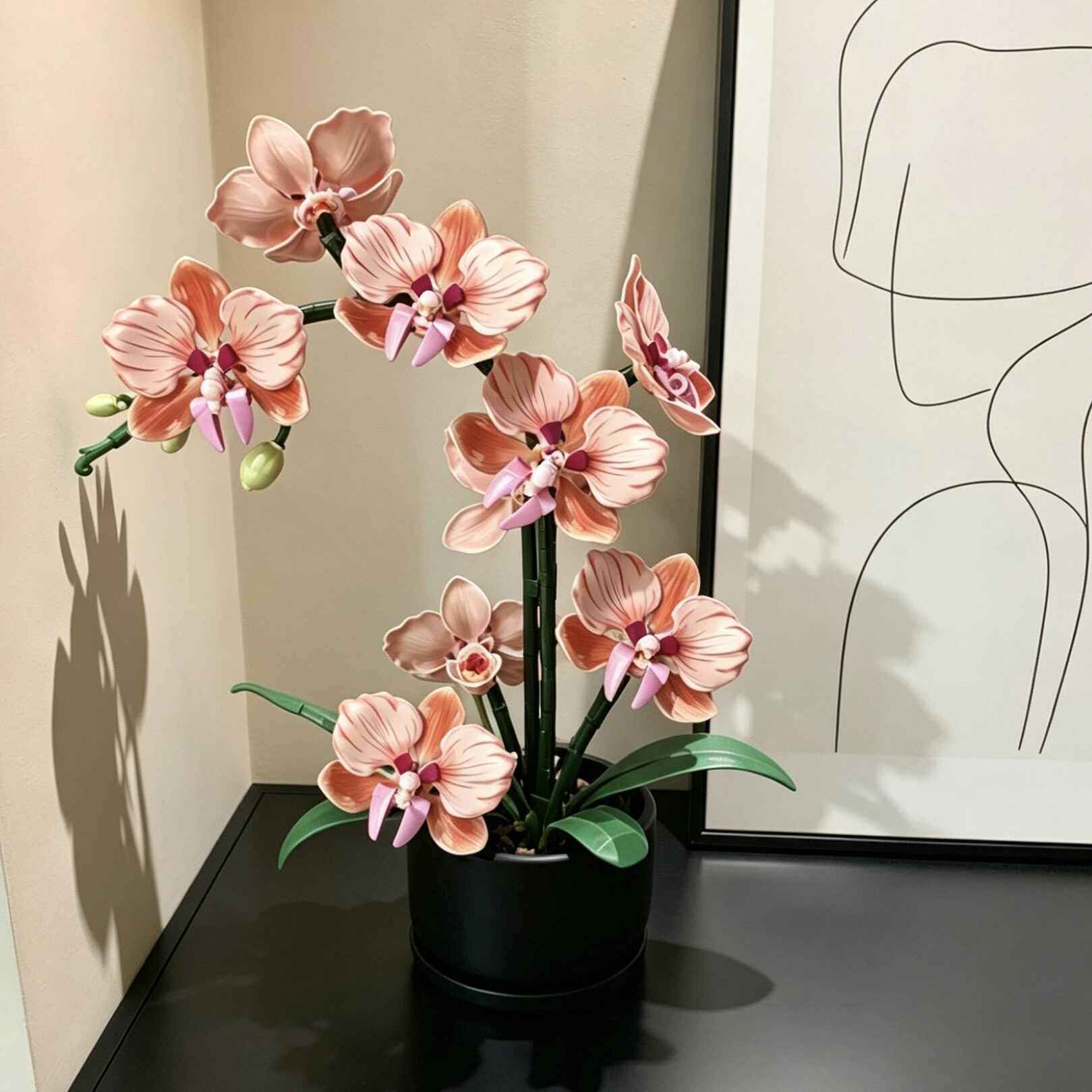 Orange Phalaenopsis Orchid Bui - đánh giá và giá Flower Girl Basket