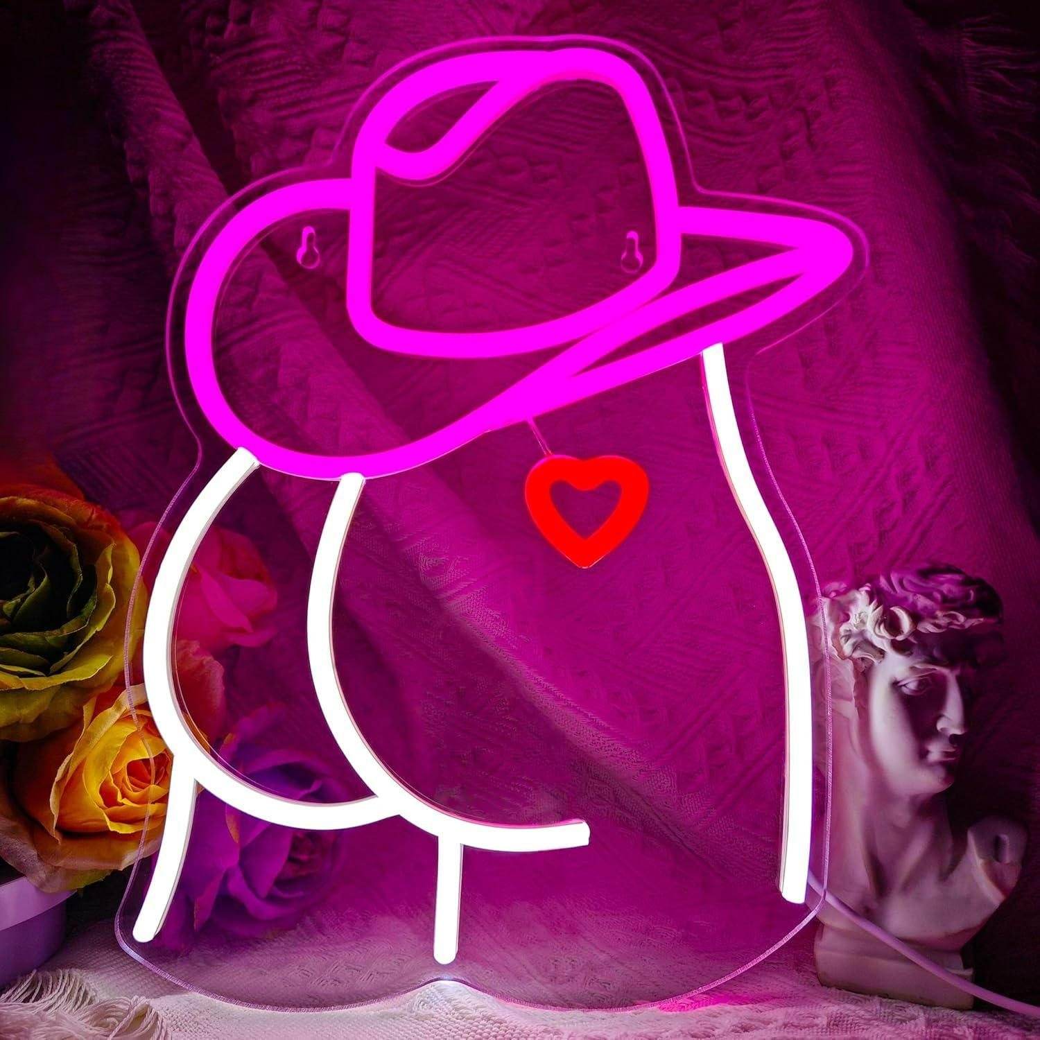 Cowgirl Neon Sign Dimmable LED - đánh giá và giá Wedding Led