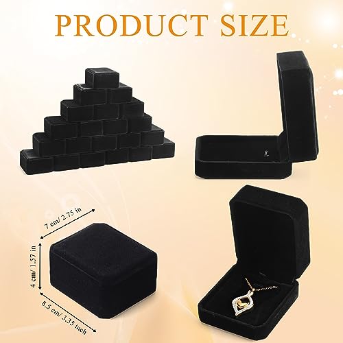 24 Black Velvet Jewelry Displa - đánh giá và giá Wedding Packaging