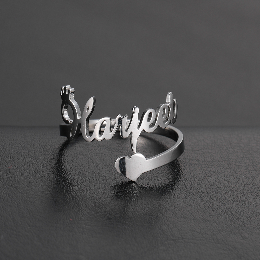 Custom Double Name Rings for W - đánh giá và giá Wedding Zone