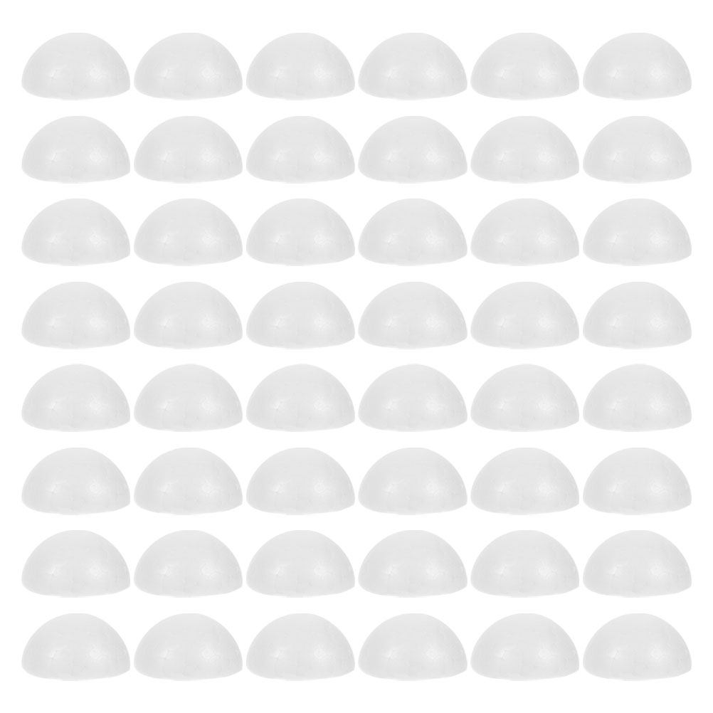 100Pcs White Foam Half Balls H - đánh giá và giá Wedding Floral Supply