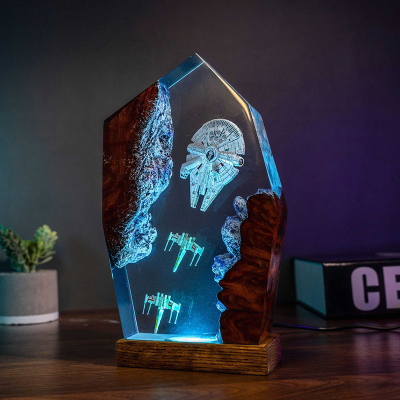 Table Resin Lamp Universe War  - đánh giá và giá Wedding Led