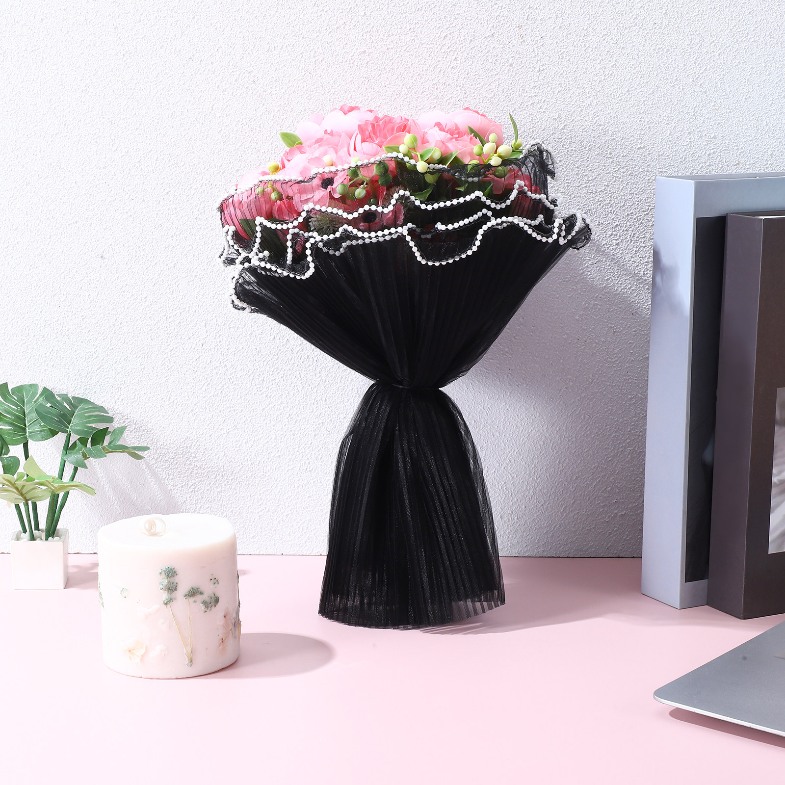 6Pcs Wrinkled Floral Wrapping  - đánh giá và giá Wedding Floral Supply