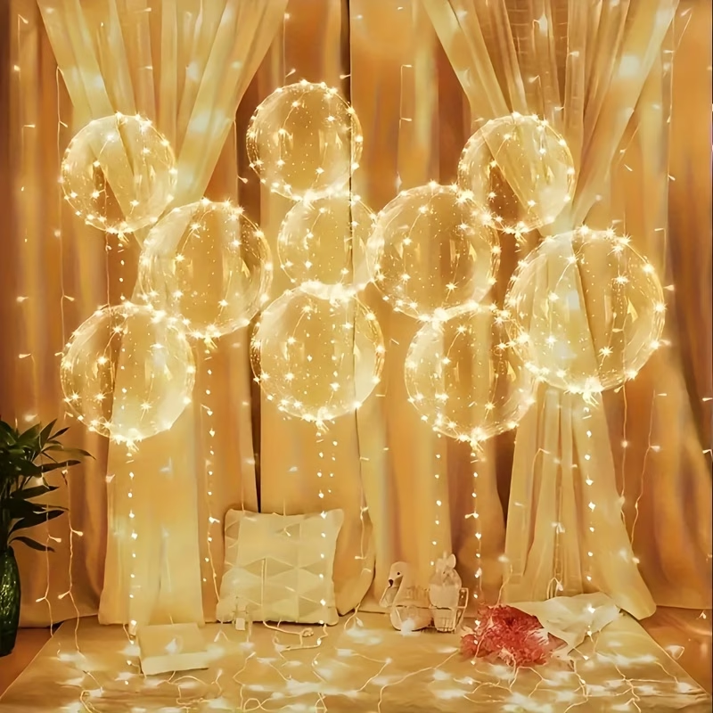 20pcs Set Bobo Balloons with L - đánh giá và giá Confetti Balloon Set