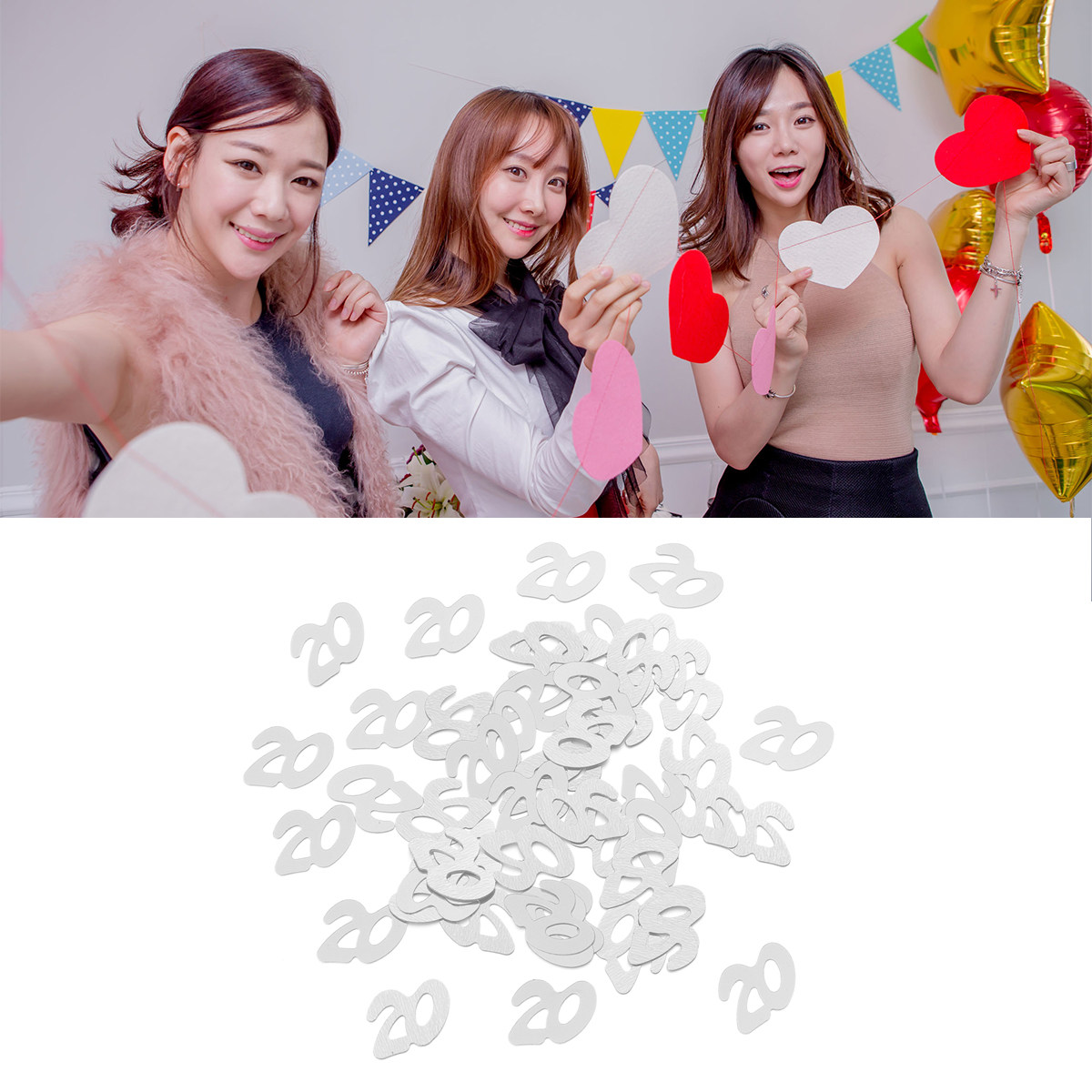 1200Pcs Premium Number Confett - đánh giá và giá Wedding Supply Company