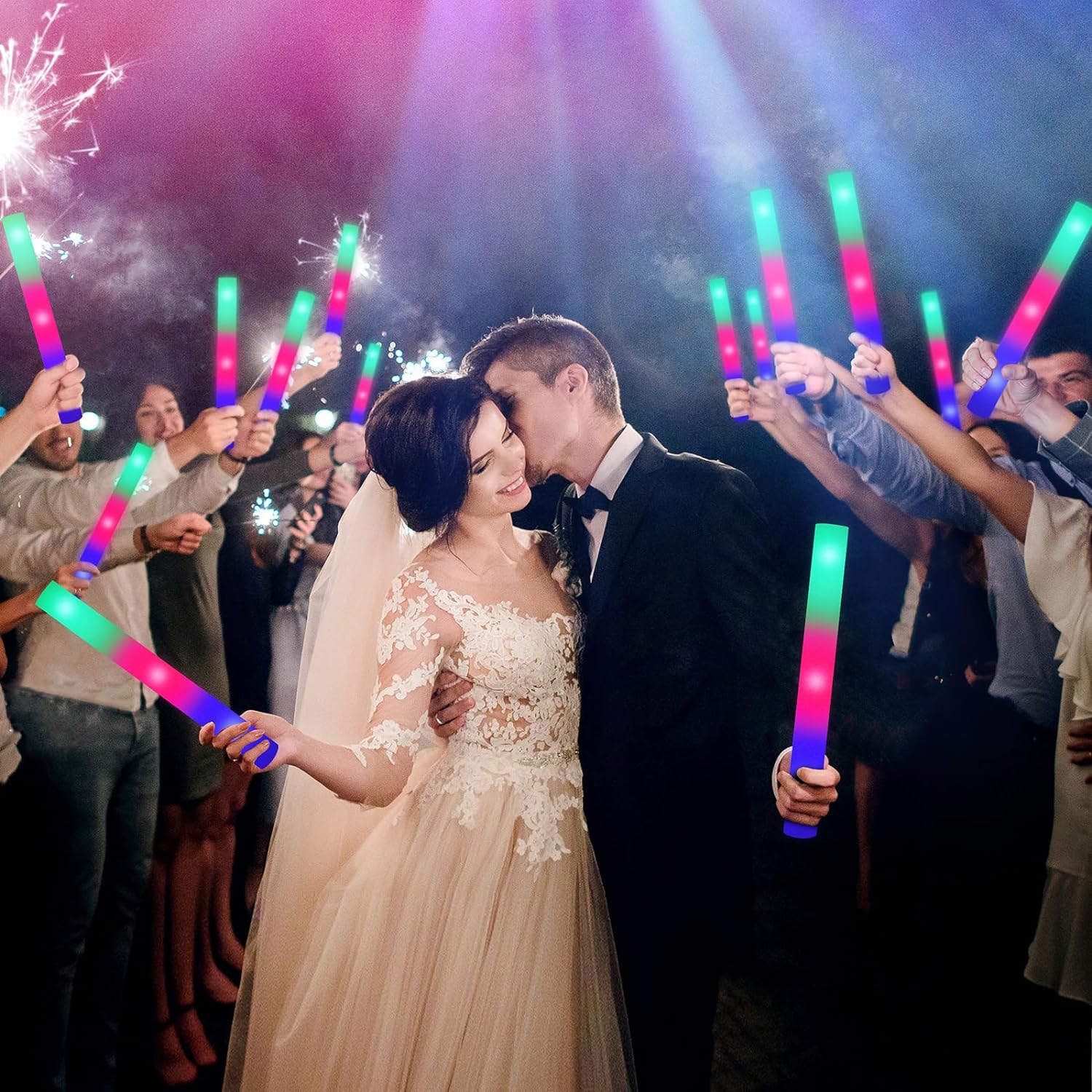 15/20Pcs LED Glow Sticks Bulk  - đánh giá và giá Wedding Supply In Bulk