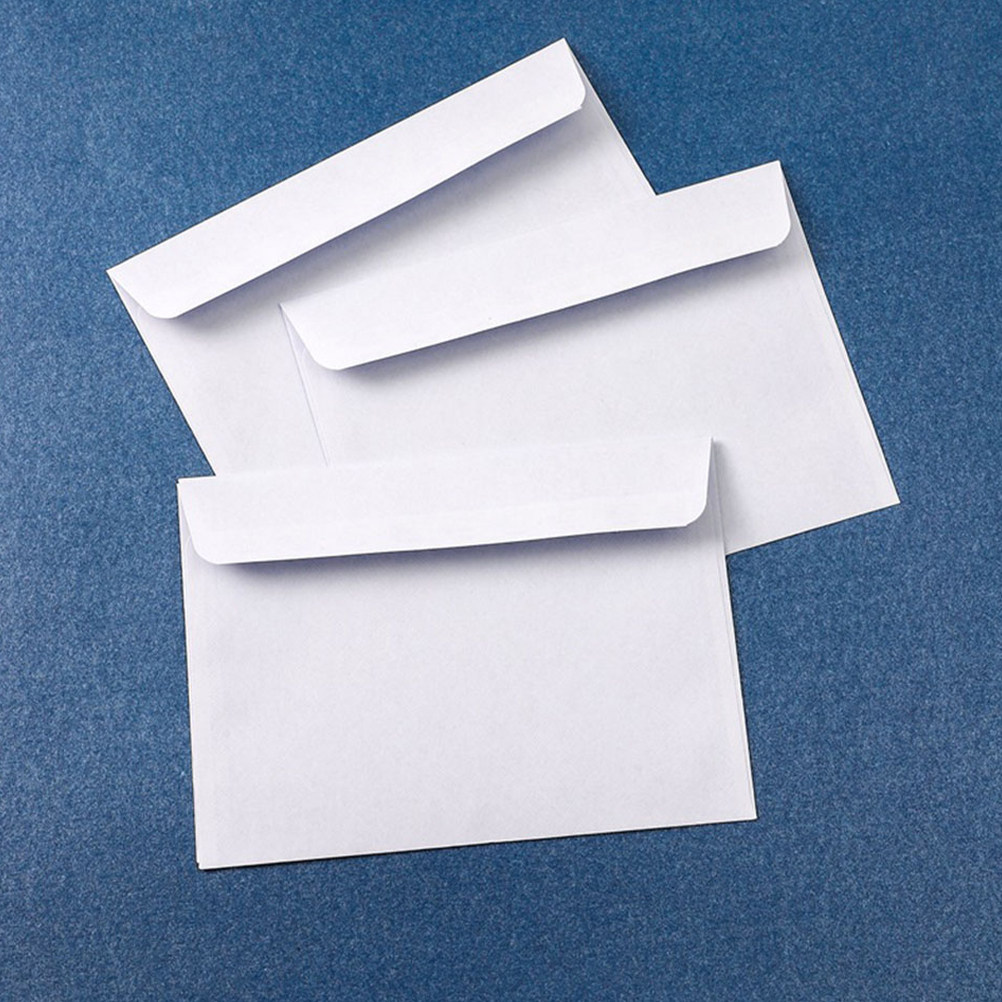 100Pcs Letter Size White Envel - đánh giá và giá Wedding Envelopes