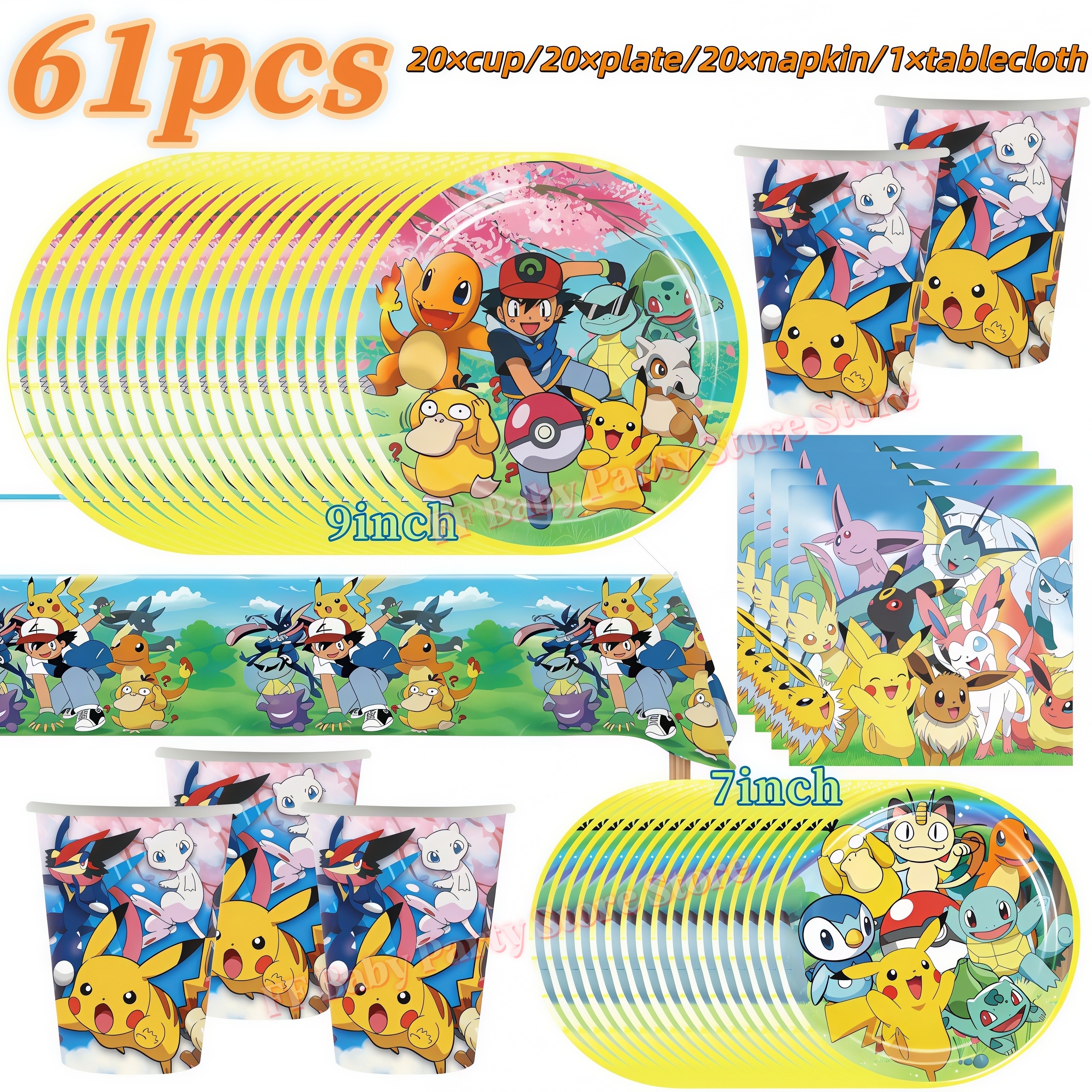 PokeMons Birthday Party Decora - đánh giá và giá Confetti Balloon Set