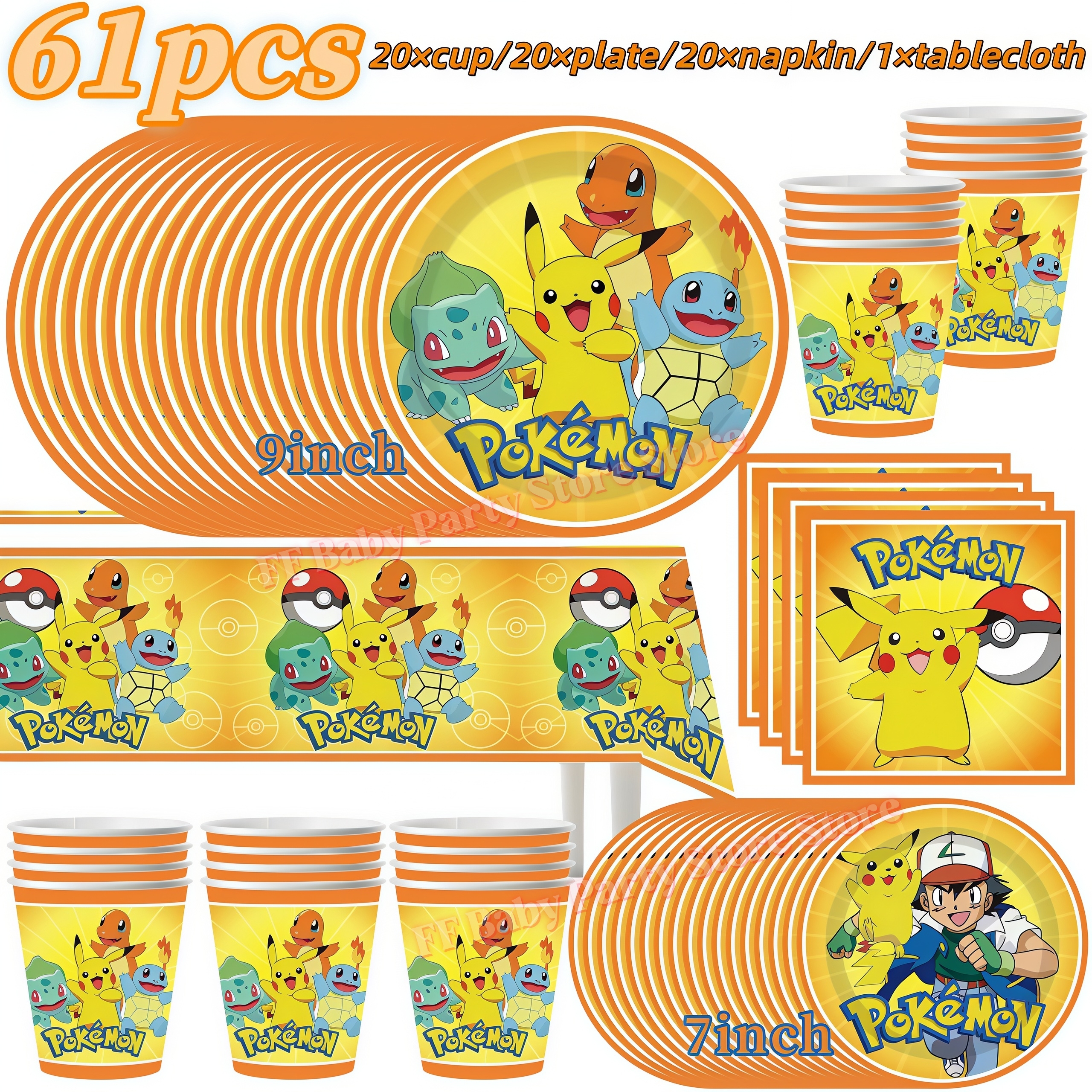 PokeMons Birthday Party Decora - đánh giá và giá Confetti Balloon Set