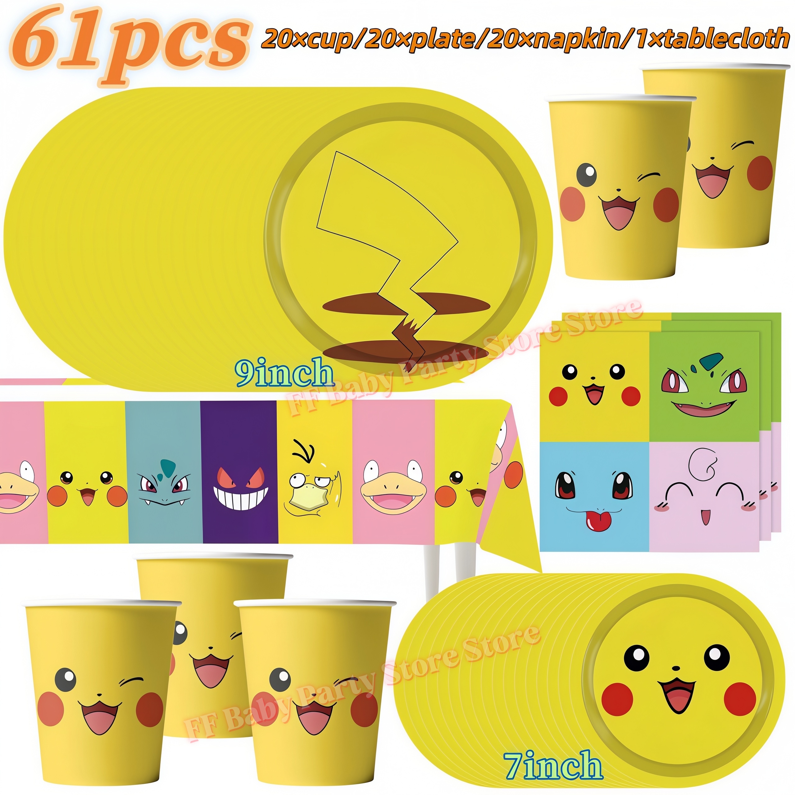 PokeMons Birthday Party Decora - đánh giá và giá Confetti Balloon Set