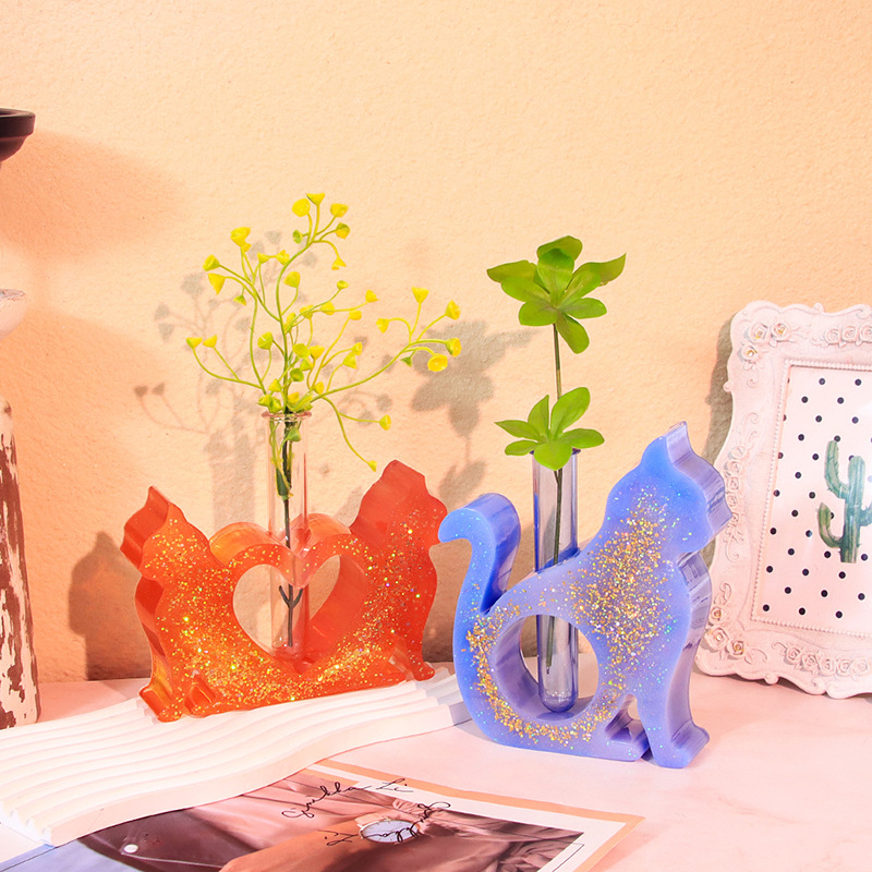 Cat Shaped Resin Molds Vase Si - đánh giá và giá Flower Girl Basket