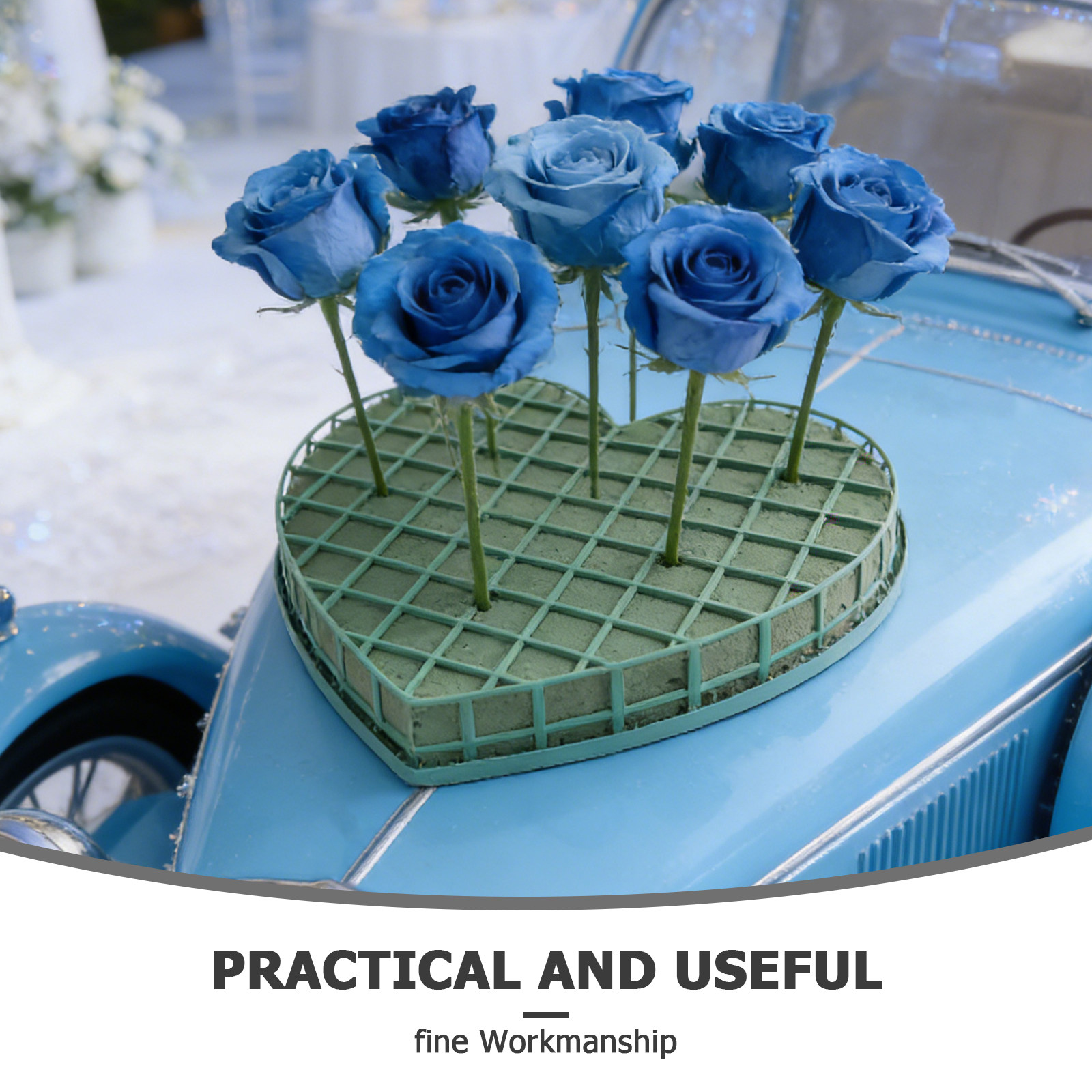 1Set Heart Floral Foam Cage Su - đánh giá và giá Wedding Floral Supply