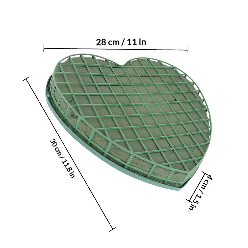 1Set Heart Floral Foam Cage Su - đánh giá và giá Wedding Floral Supply