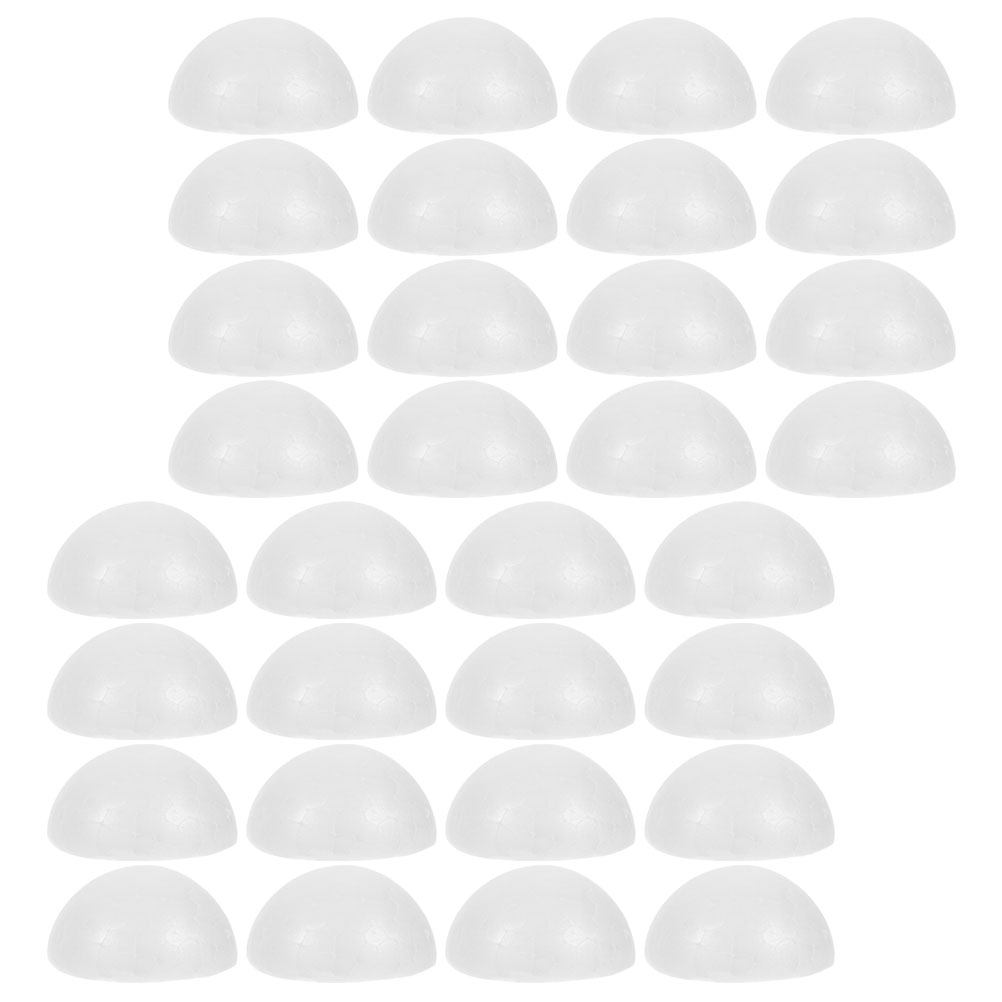 50Pcs White Half Ball Foam Flo - đánh giá và giá Wedding Floral Supply