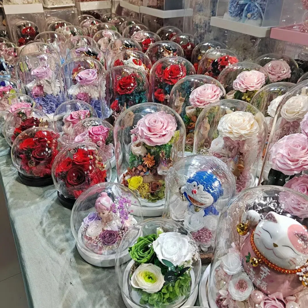 6pcs Eternal Rose Flower Heads - đánh giá và giá Wedding Supply In Bulk