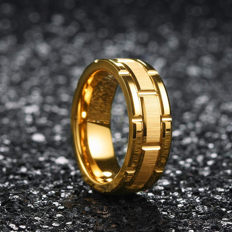 Fashion Men 8MM Stainless Stee - đánh giá và giá Wedding Zone
