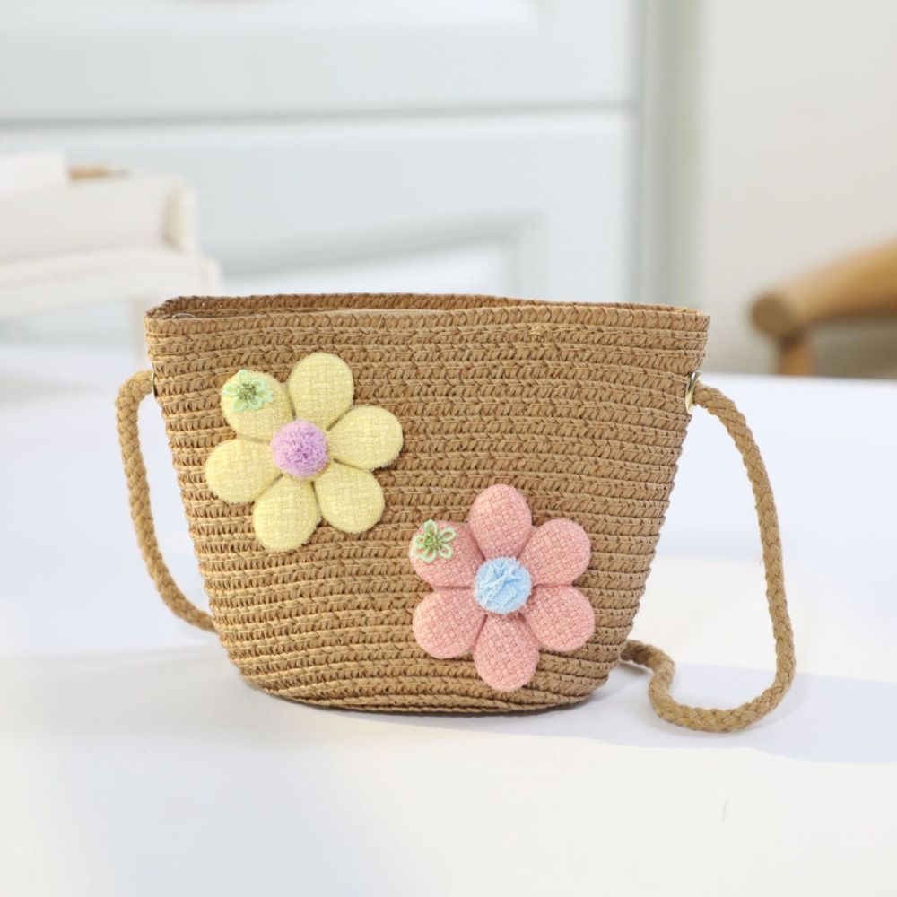 Cute Handmade Woven Girl Flowe - đánh giá và giá Flower Girl Basket