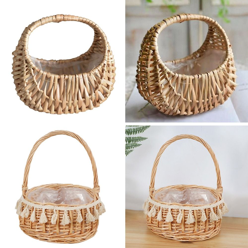 Willow Rattan Flower Girl Bask - đánh giá và giá Flower Girl Basket