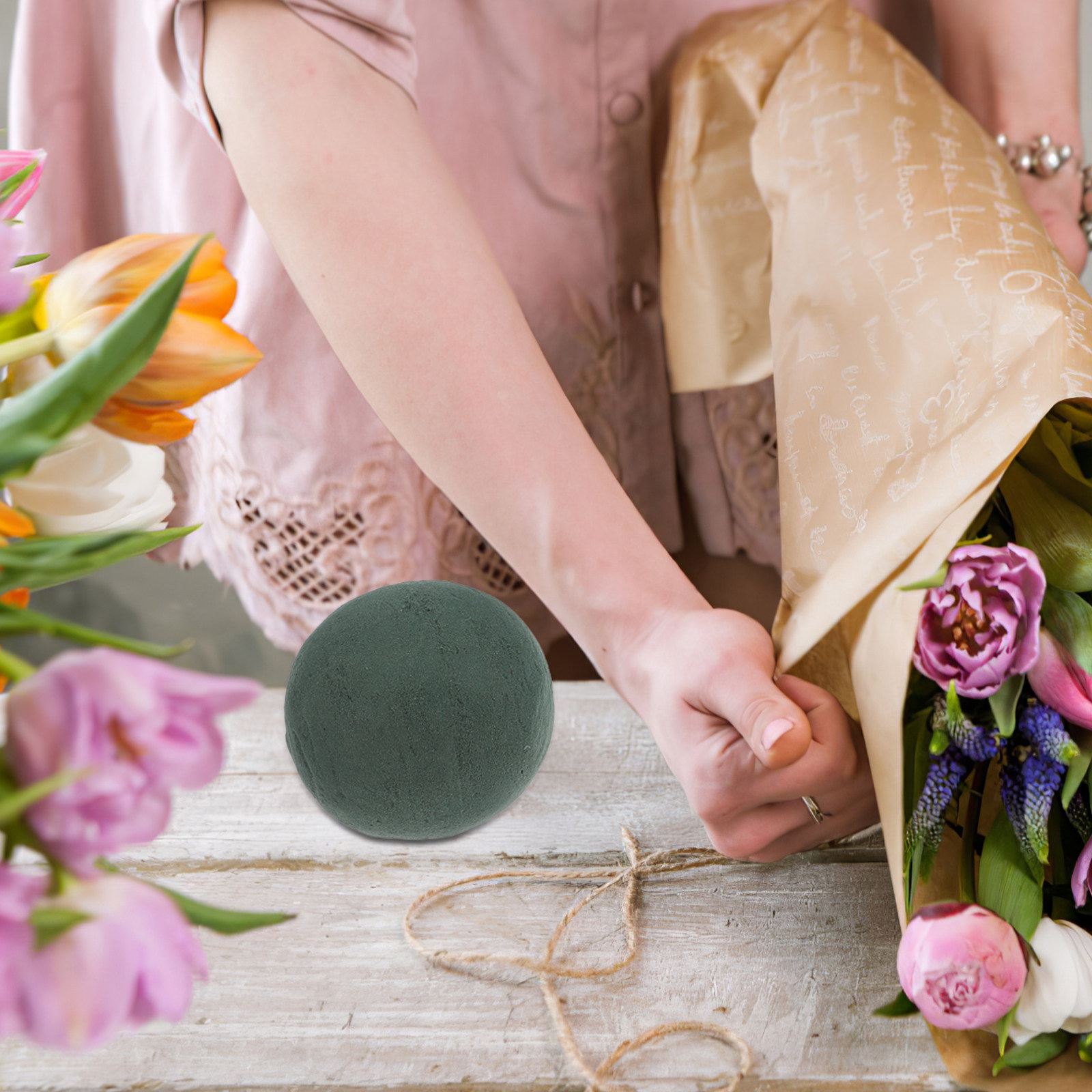 8Pcs Round Floral Foam Sphere  - đánh giá và giá Wedding Floral Supply