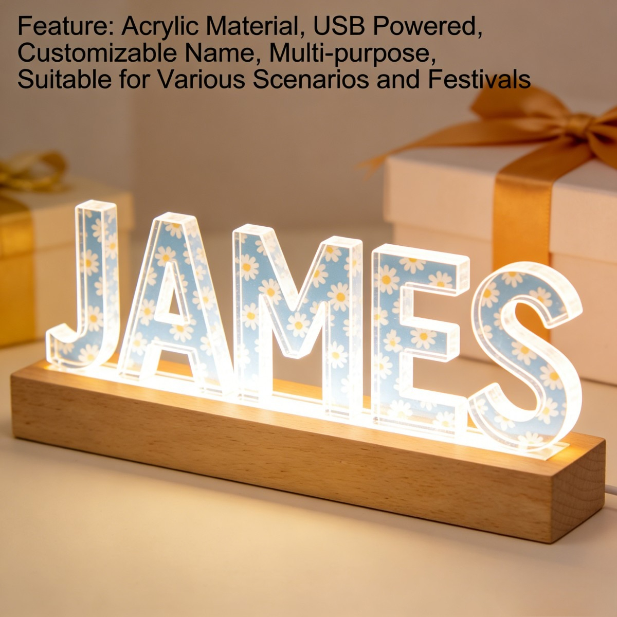 Personalized Acrylic LED Night - đánh giá và giá Wedding Led