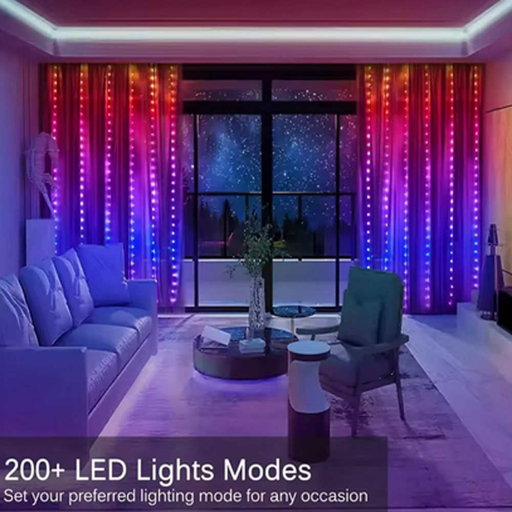 3M RGB Smart LED Curtain Light - đánh giá và giá Wedding Led