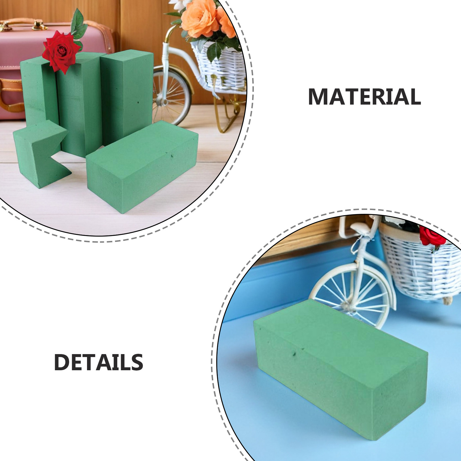 Floral Block Flower Brick Flor - đánh giá và giá Wedding Floral Supply